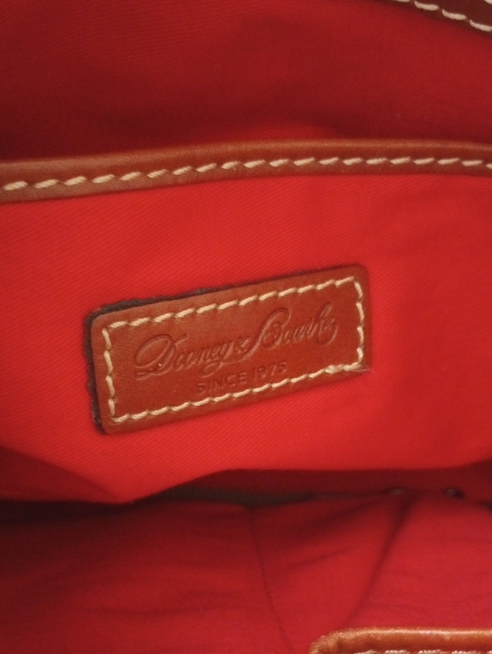 Dooney & Bourke Lexington White & Brown Shoulder Bag - Picture 13 of 14